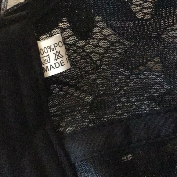 Black Floral Mesh Baseball Cap - Picture 6 of 6